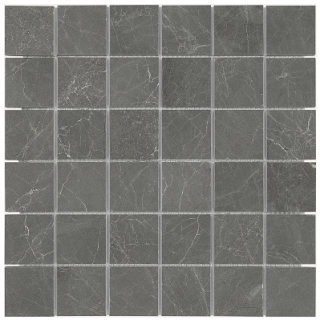 2"x2" Stark Carbon Polished Marble Mosaic Tile