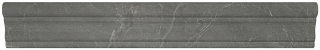 2"x12" Stark Carbon Polished Marble Chair Rail Molding