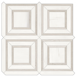 Anatolia - Mayfair Suave Bianco Polished Piazza Mosaic