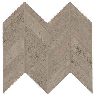 Marazzi - Modern Formation CANYON TAUPE Chevron Mosaic Tile (Matte Finish)