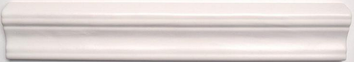 Harmony/Peronda - 2"x12" Poitiers White Matte Ceramic Chair Rail Molding