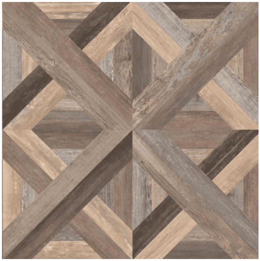 Milestone - 24"x24" Loft MULTICOLOR Basketweave Porcelain Tile (Matte Finish - Recitified Edges)