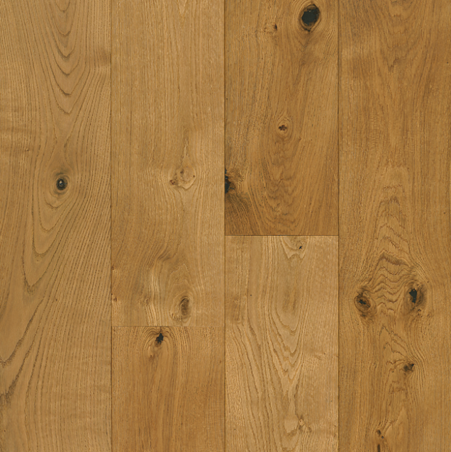 Hartco - TimberBrushed Gold 1/2" thick x 7-1/2" wide Deep Etched Natural White Oak Engineered Hardwood Flooring