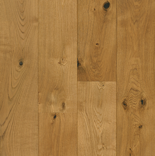 Hartco - TimberBrushed Gold 1/2" thick x 7-1/2" wide Deep Etched Natural White Oak Engineered Hardwood Flooring