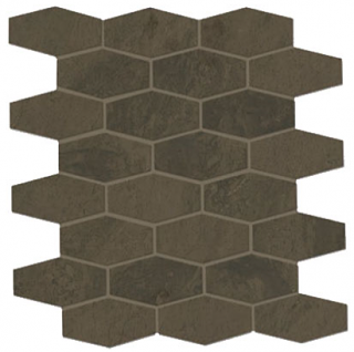 Marazzi - Classentino Marble 2"x3" Imperial Brown Linear Hex Matte Mosaic