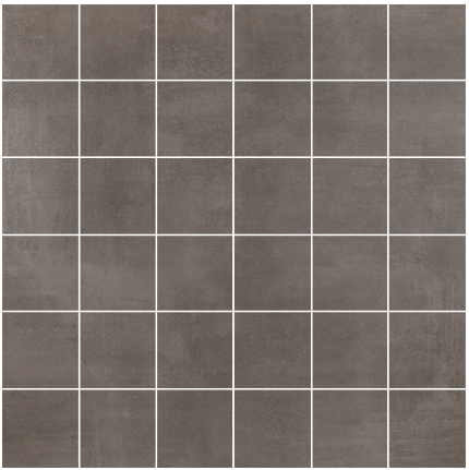 Happy Floors - 2"x2" Baltimore Taupe Mosaic (12"x12" Sheet)