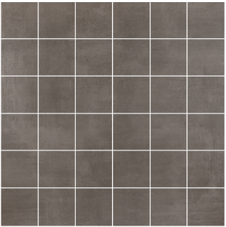 Happy Floors - 2"x2" Baltimore Taupe Mosaic (12"x12" Sheet)