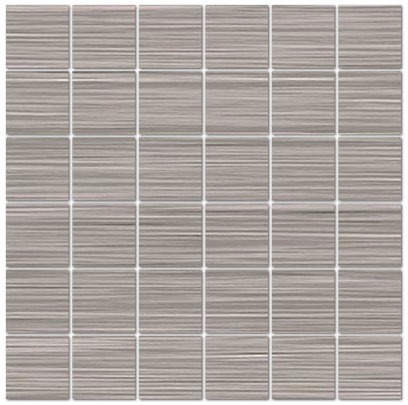 Mediterranea - 2"x2" Loom Suede Porcelain Mosaic Tile (5 Pc. Pack, Matte Finish, 12"x12" Sheet)