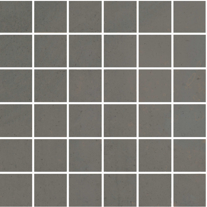 Happy Floors - 2"x2" Iron Taupe Mosaic Tile (12"x12" Sheet)