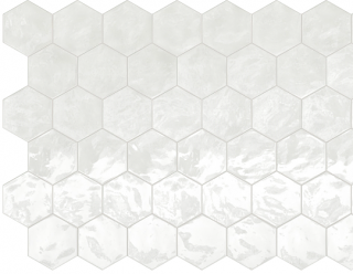 Terratinta - 6" Hexa Lemon Sorbet Hexagon Glossy Wall Tile TTHXW05G