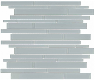 Anatolia - Bliss Element Cloud Random Strip Glass Mosaic Tile