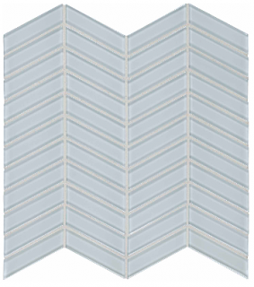 Anatolia - Bliss Element Skylight Chevron Glass Mosaic Tile