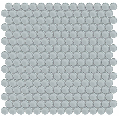 Anatolia - Bliss Element Cloud Penny Round Glass Mosaic