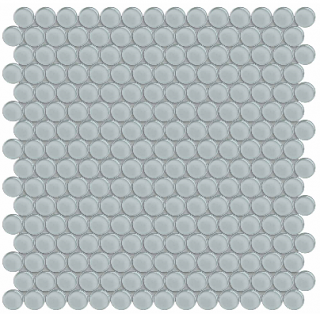 Anatolia - Bliss Element Cloud Penny Round Glass Mosaic