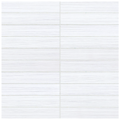 Anatolia - 1"x6" Zera Annex Bianco Stacked Porcelain Mosaic Tile (Matte Finish - 11.8"x11.8" Sheet)