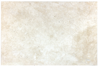 16"x24" Ivory Travertine Straight Edge & Brushed Tile