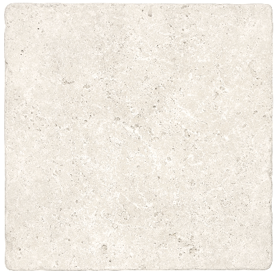 4"x4" Ivory Travertine Tumbled Tile