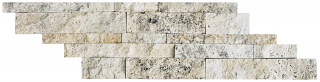 6"x24" Picasso Travertine Split Face Cambria Strip Panel