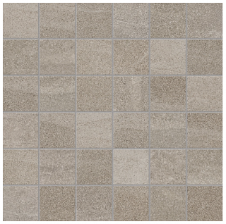 Anatolia - 2"x2" Crux Earth Porcelain Mosaic Tile (Matte Finish - 13"x13" Sheet)