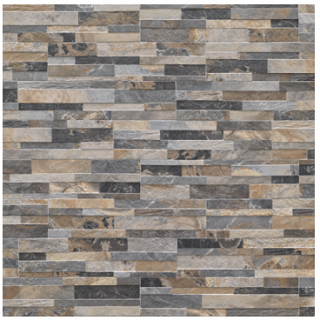 Rondine - 6"x24" Cubics Multicolor Porcelain Wall Tile J86621