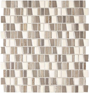 Marazzi - Midpark Rainstorm 1"xRandom Trapezoid Mosaic Tile (12"x12" Sheet)