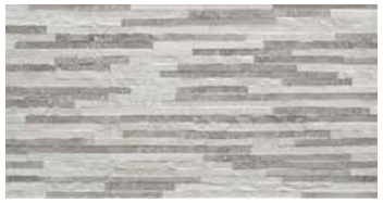 Happy Floors - 12"x24" Cipriani White/Grey (Gris Mix) Muro Porcelain Tile