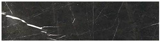 Milestone - 3"x12" Luxury NERO MARQUINA Polished Porcelain Tile (Rectified Edges)