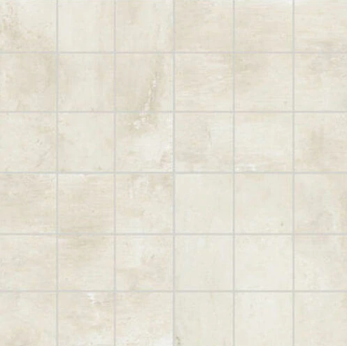 Milestone - 2"x2" +One CHALK Mesh Matte Mosaic Tile (10 Pc. Pack)