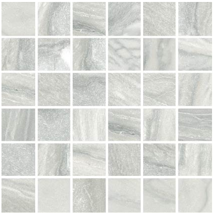 Happy Floors - 2"x2" Macaubas Pearl Natural Porcelain Mosaic Tile (12"x12" Sheet)