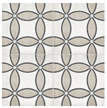 Anatolia - 8"x8" Form Zenith Sand Deco Porcelain Tile (Matte Finish)