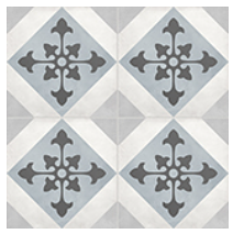 Anatolia - 8"x8" Form Northstar Tide Deco Porcelain Tile (Matte Finish)