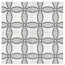 Anatolia - 8"x8" Form Zenith Tide Deco Porcelain Tile (Matte Finish)