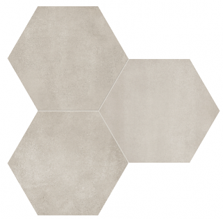 Anatolia - 7"x8" Form Sand Hexagon Porcelain Tile (Matte Finish)