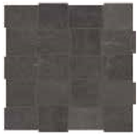 American Olean - 2"x3" Union Black Nickel Modern Weave Mosaic Tile UN05