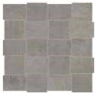 American Olean - 2"x3" Union Industrial Gray Modern Weave Mosaic Tile UN03