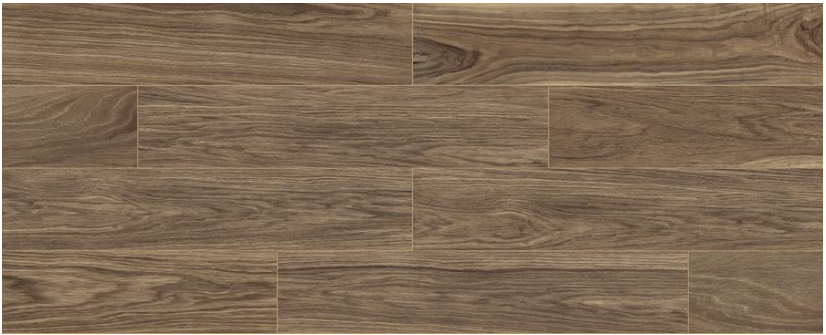 Landmark Ceramics - 8"x40" Emotion HAPPY WALNUT Porcelain Tile (Matte Finish)