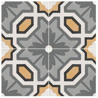 Marazzi - 8"x8" D_Segni Color Honeycomb Porcelain Tile M1L5