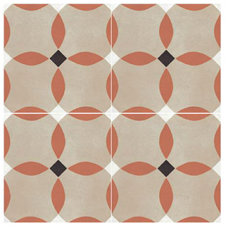 Marazzi - 8"x8" D_Segni Color Monarch Porcelain Tile M1L7