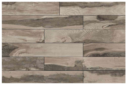 Mediterranea - 6"x36" Backwoods LEATHER SADDLE Porcelain Tile (Matte Finish, Rectified Edges)
