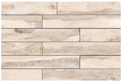 Mediterranea - 6"x36" Backwoods COUNTRY OAK Porcelain Tile (Matte Finish, Rectified Edges)