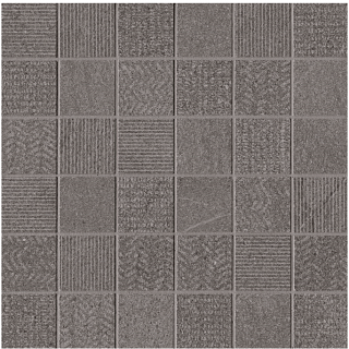 Happy Floors - 2"x2" Nextone Dark Natural Mix Mosaic Tile (12"x12" Sheet)
