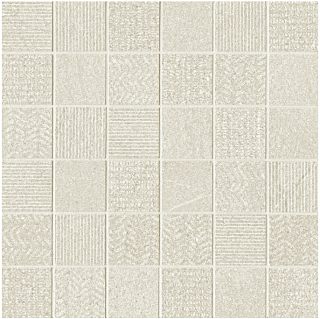 Happy Floors - 2"x2" Nextone White Natural Mix Mosaic Tile (12"x12" Sheet)
