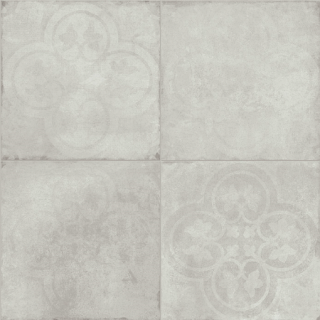 Sartoria - 8"x8" TSquare Blanc Epoque Matte Porcelain Tile TTTS0120EN