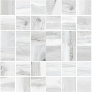 Happy Floors - 2"x2" Tasmania Frost Natural Mosaic Tile (12"x12" Sheet)