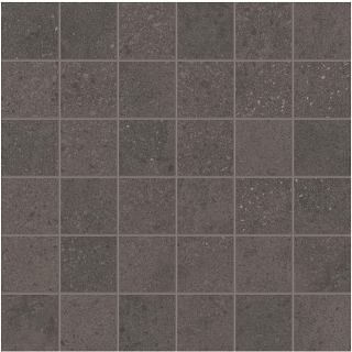 Happy Floors - 2"x2" Phase Dark Mosaic Tile (12"x12" Sheet)