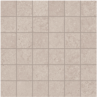 Happy Floors - 2"x2" Phase Ecru Mosaic Tile (12"x12" Sheet)