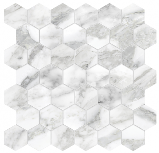 Anatolia - 2"x2" La Marca Arabescato Polished Mosaic Tile