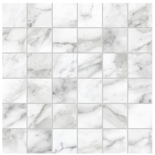 Anatolia - 2"x2" La Marca Arabescato Honed Mosaic Tile