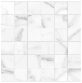 Anatolia - 2"x2" La Marca Statuario Nuovo Polished Porcelain Mosaic Tile