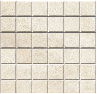 Iris - 2"x2" Brooklyn Cemento Sand Honed Mosaic Tile